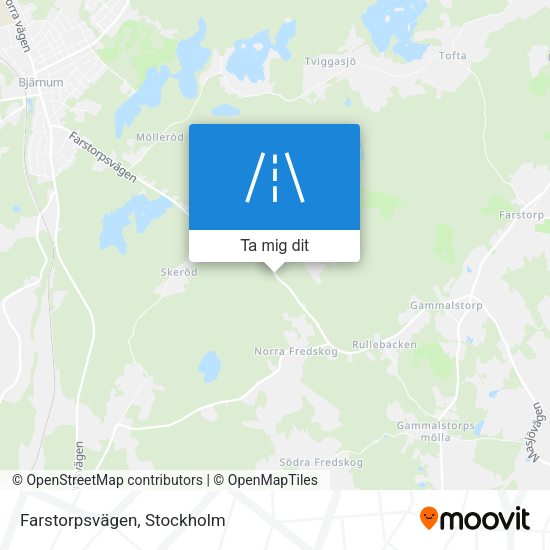 Farstorpsvägen karta