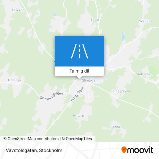Vävstolsgatan karta