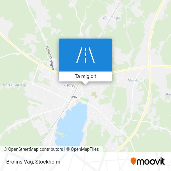 Brolins Väg karta