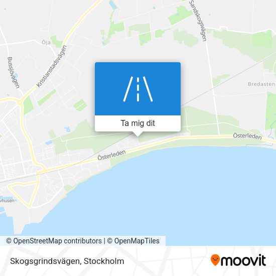 Skogsgrindsvägen karta