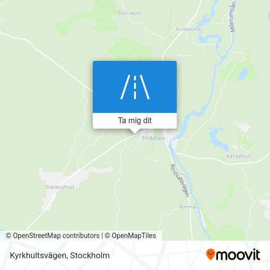 Kyrkhultsvägen karta