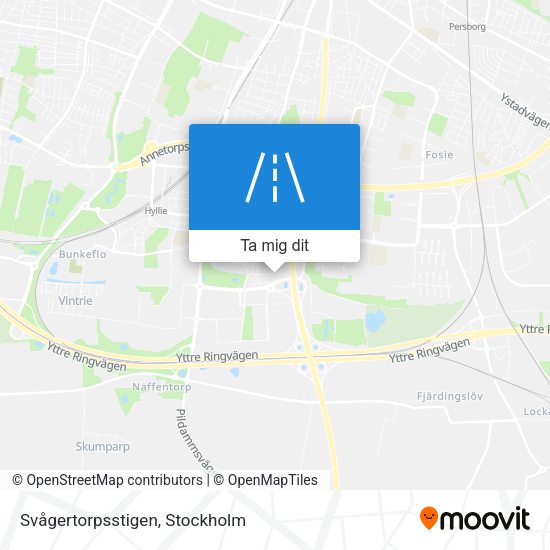 Svågertorpsstigen karta