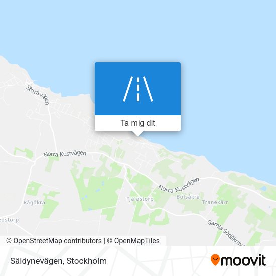 Säldynevägen karta
