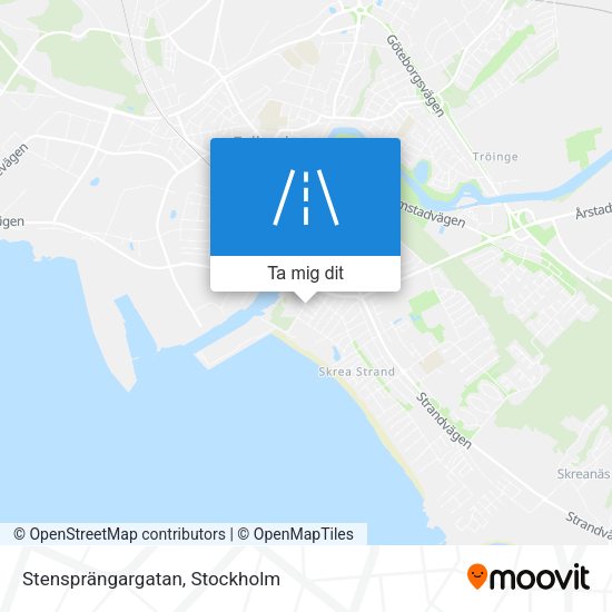 Stensprängargatan karta