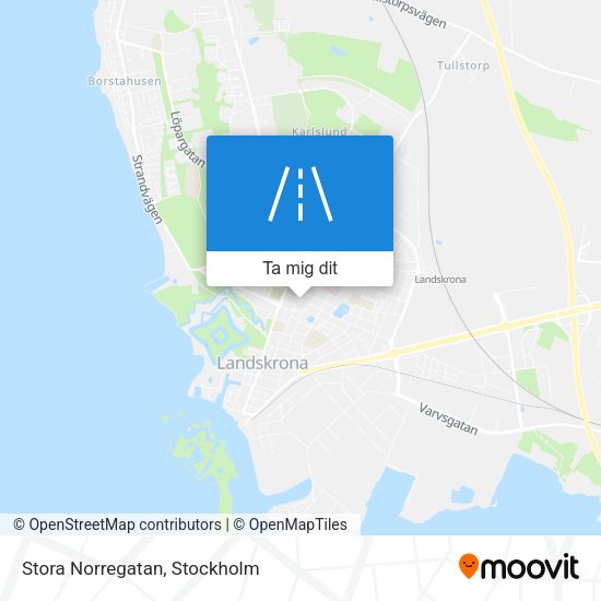 Stora Norregatan karta