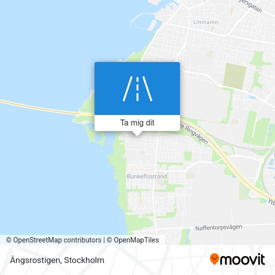 Ängsrostigen karta