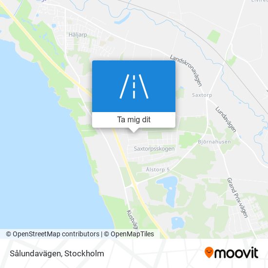 Sålundavägen karta