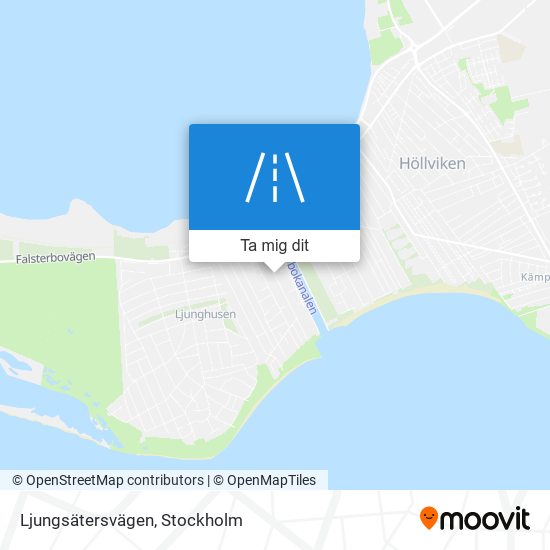 Ljungsätersvägen karta