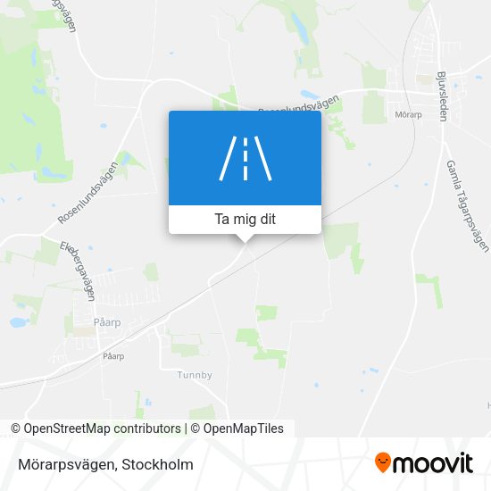Mörarpsvägen karta
