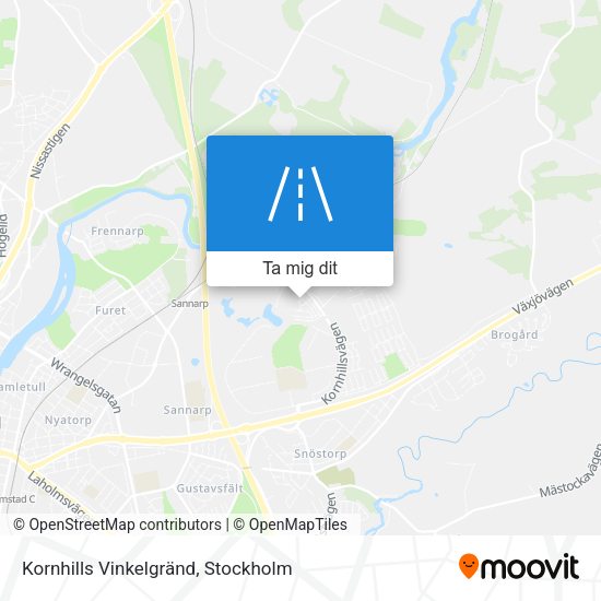Kornhills Vinkelgränd karta