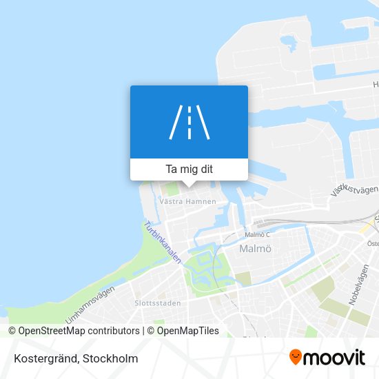 Kostergränd karta