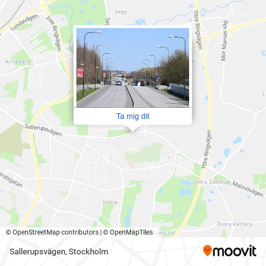 Sallerupsvägen karta