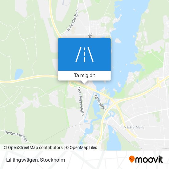 Lillängsvägen karta