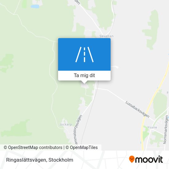 Ringaslättsvägen karta