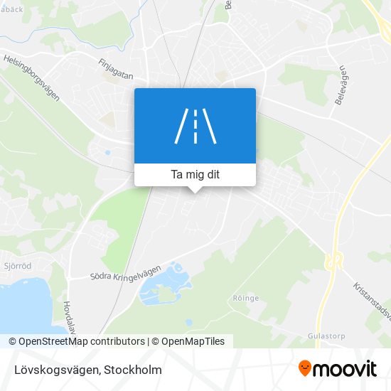 Lövskogsvägen karta