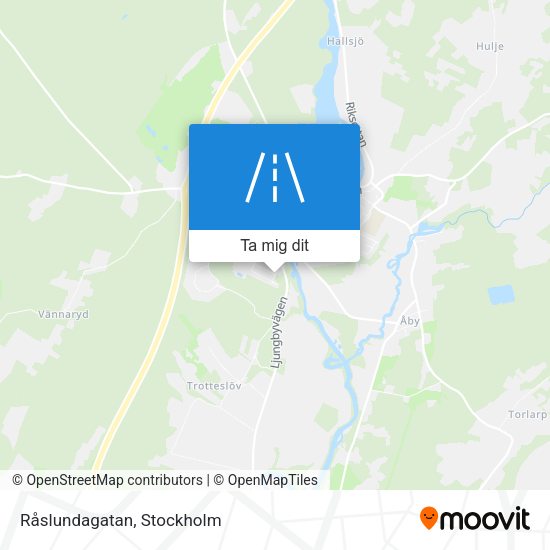 Råslundagatan karta