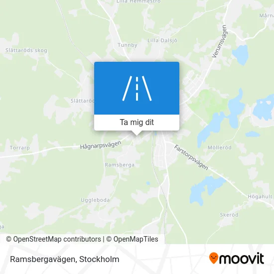 Ramsbergavägen karta
