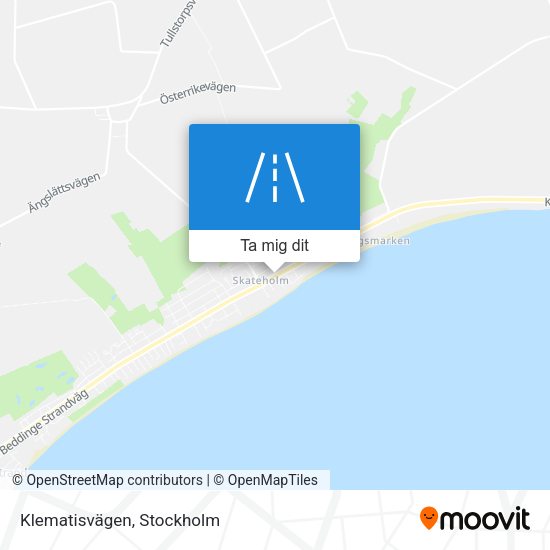 Klematisvägen karta