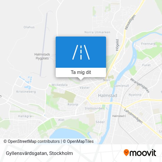 Gyllensvärdsgatan karta