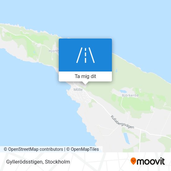 Gyllerödsstigen karta