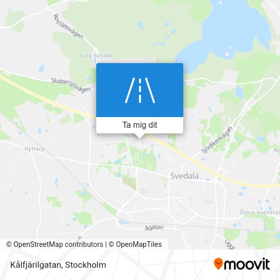 Kålfjärilgatan karta