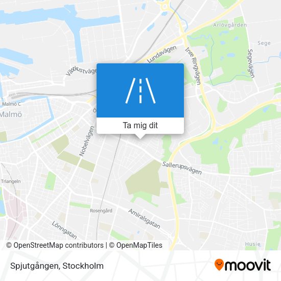 Spjutgången karta