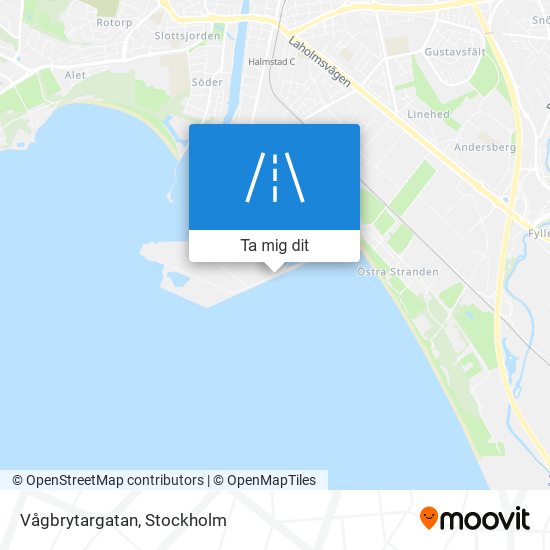 Vågbrytargatan karta