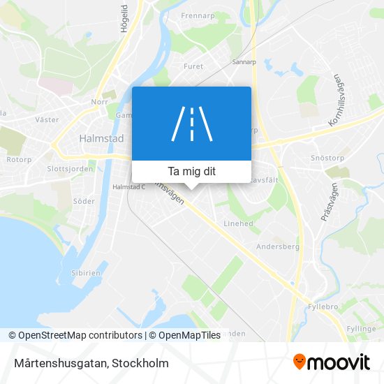 Mårtenshusgatan karta