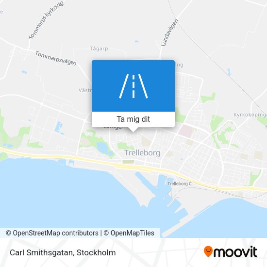Carl Smithsgatan karta