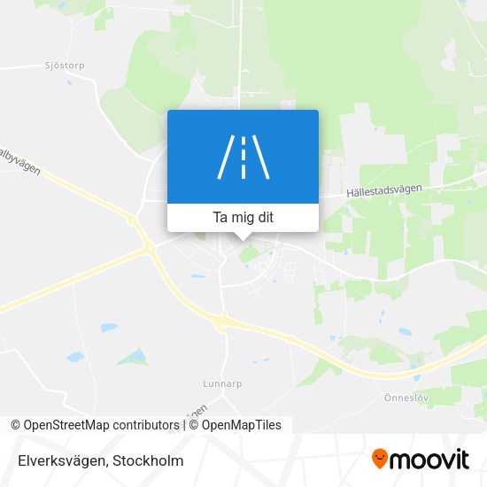 Elverksvägen karta