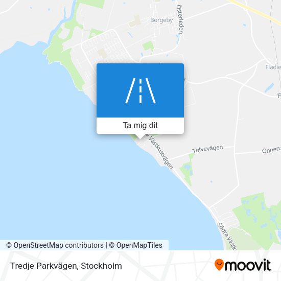 Tredje Parkvägen karta