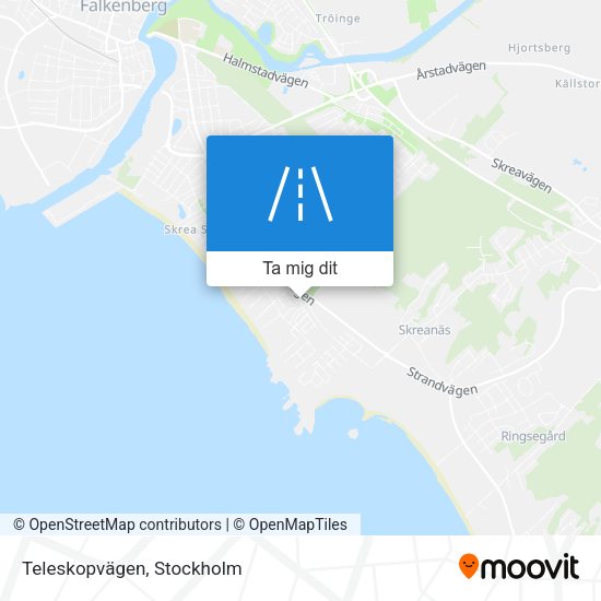 Teleskopvägen karta