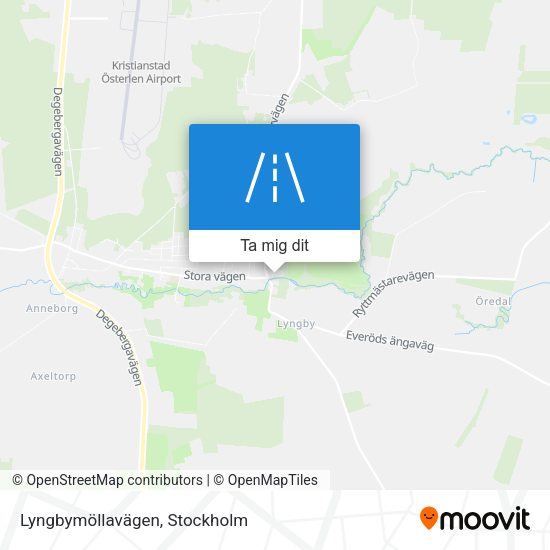 Lyngbymöllavägen karta