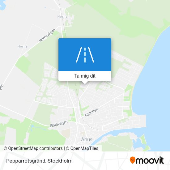 Pepparrotsgränd karta