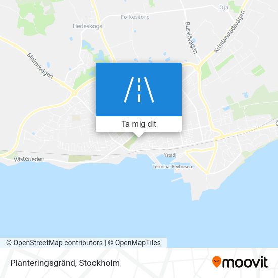 Planteringsgränd karta