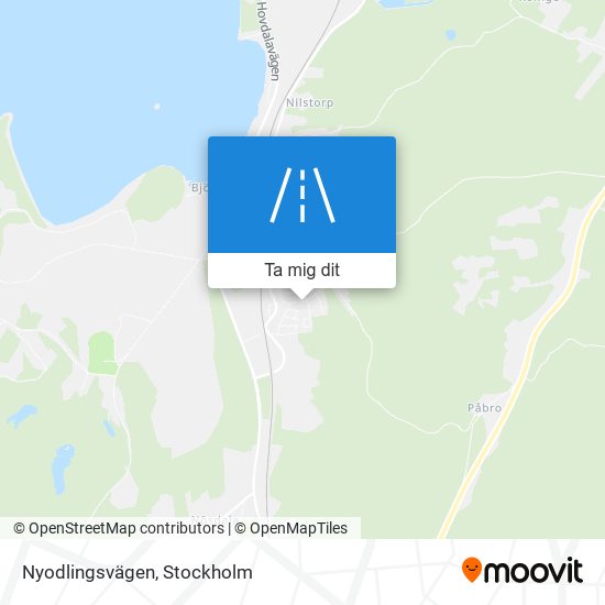 Nyodlingsvägen karta