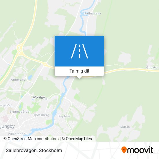 Sallebrovägen karta