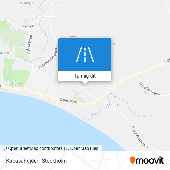 Kabusahöjden karta
