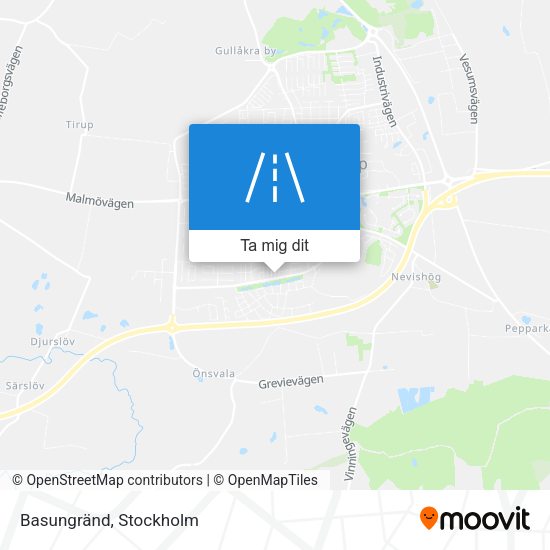 Basungränd karta