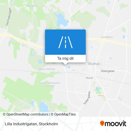Lilla Industrigatan karta