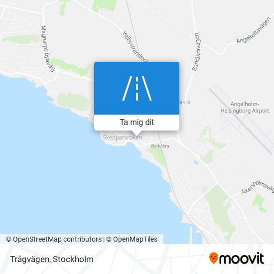 Trågvägen karta