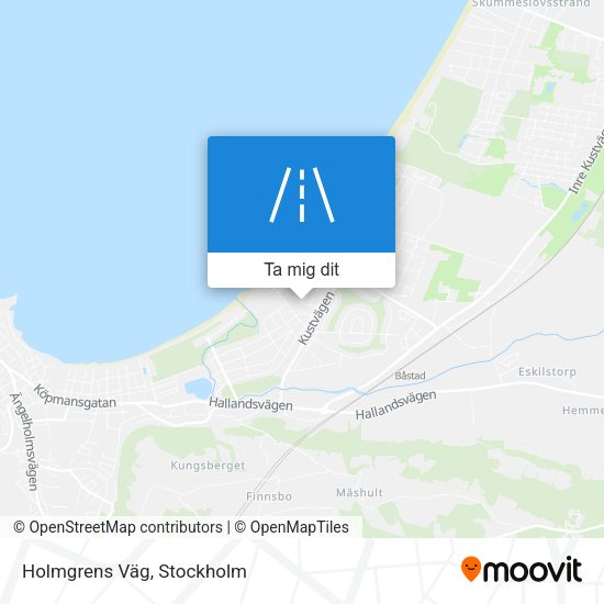Holmgrens Väg karta