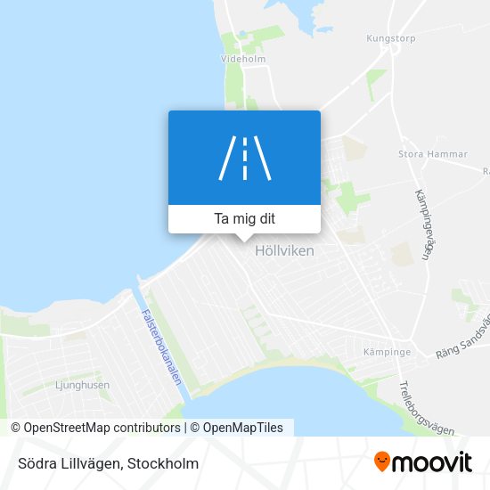 Södra Lillvägen karta