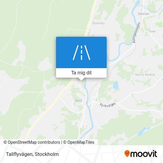 Tallflyvägen karta