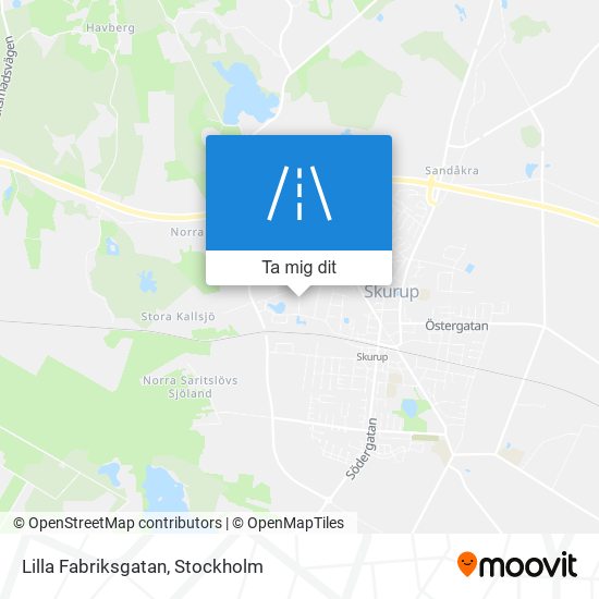 Lilla Fabriksgatan karta