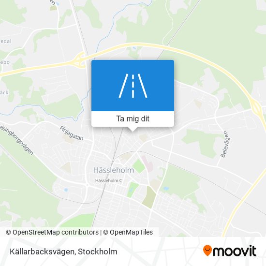 Källarbacksvägen karta