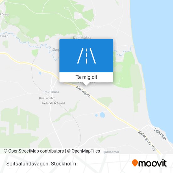 Spitsalundsvägen karta