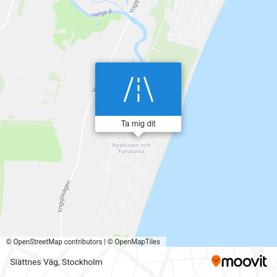 Slättnes Väg karta