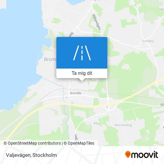 Valjevägen karta