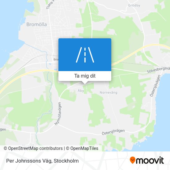 Per Johnssons Väg karta
